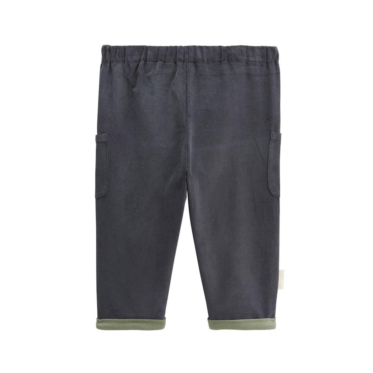 Petit Béguin Ensemble bébé sweat-shirt en molleton et pantalon en velours Crazy Safari