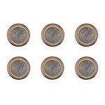 BJORN Assiette GENESIS Ø20,5cm - 6 pièces - Basalte