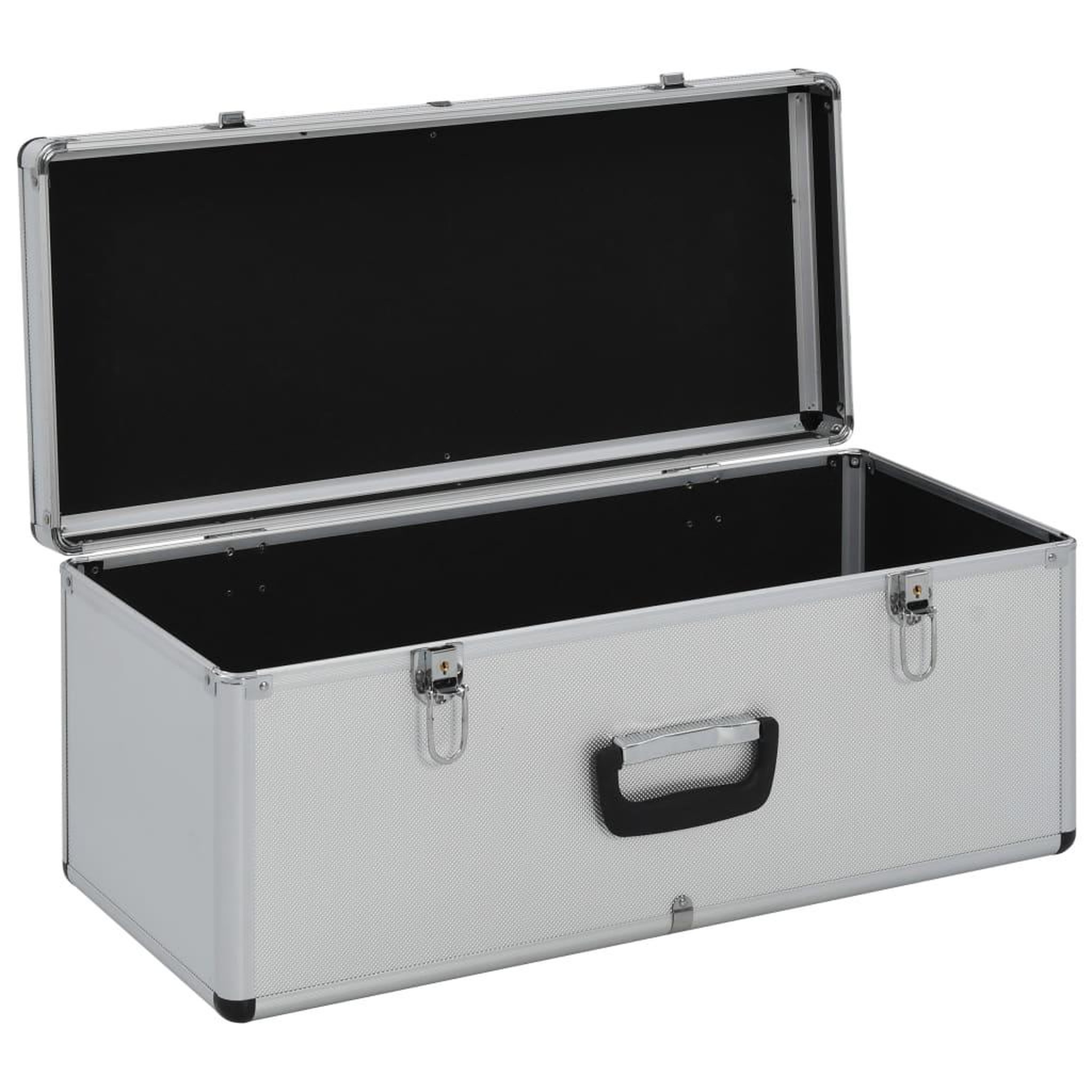 Voir la diapositive 5 : VIDAXL Boîtes de rangement 2 pcs Argente Aluminium