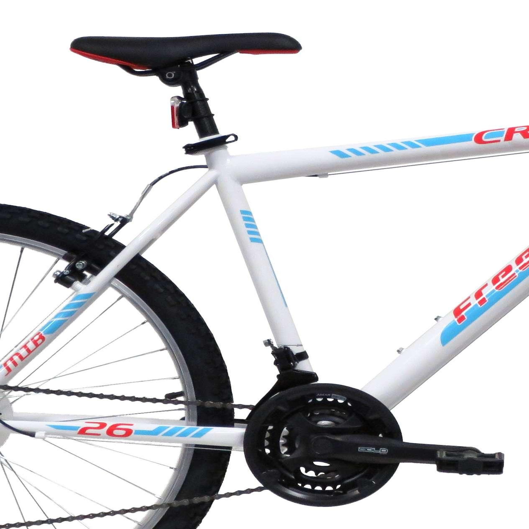 Voir la diapositive 3 : FREERIDER Vélo VTT 26'' Rigide Homme   CR/Freerider   cadre acier rigide    - 18 vitesses - Freins V-Brake & Jantes en aluminium