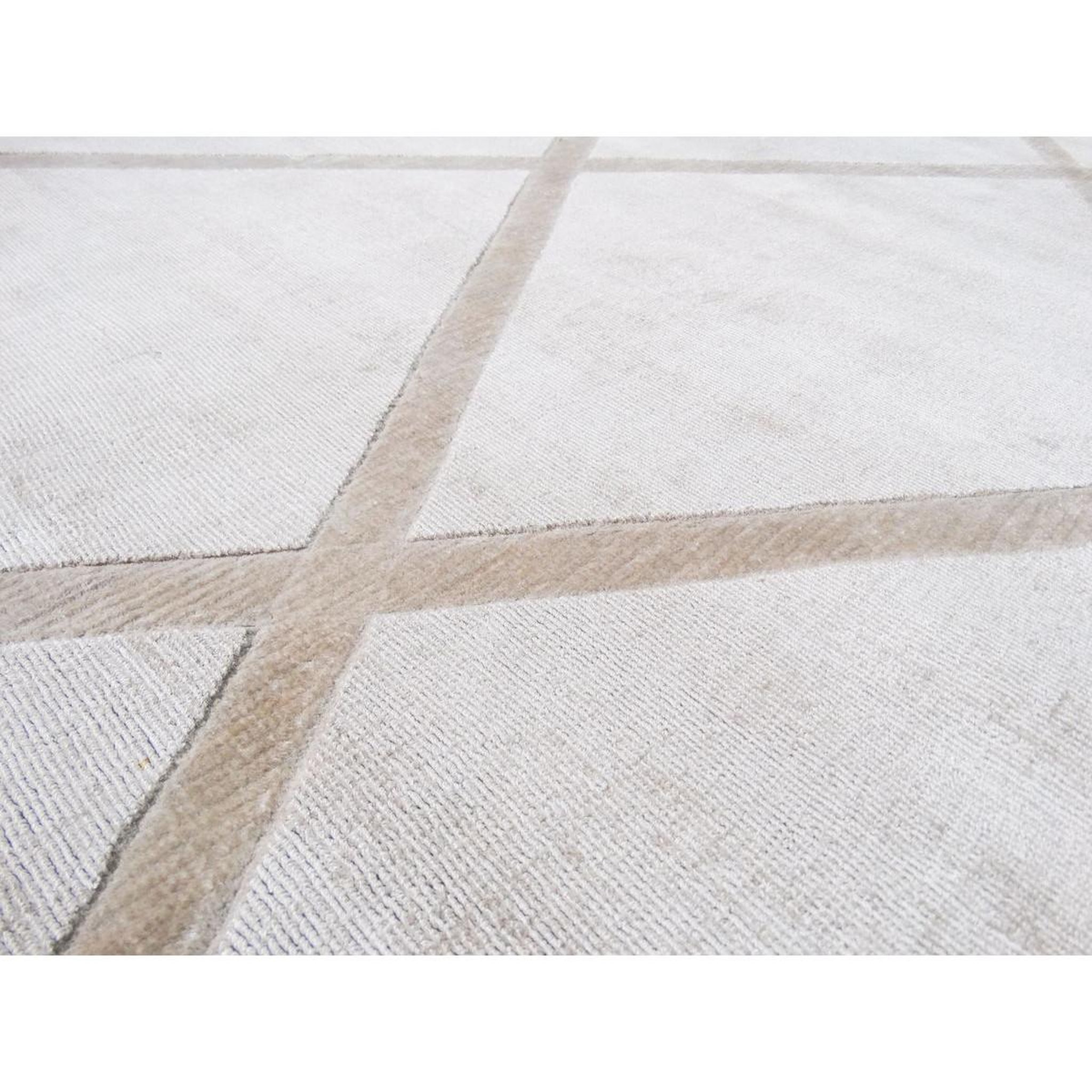 Voir la diapositive 3 : Paris Prix Tapis géométrique à poils courts  luxury ii  taupe