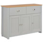 Voir la diapositive 1 : VIDAXL Buffet Gris 112x35x81 cm