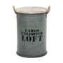 Voir la diapositive 2 : ATMOSPHERA Lot de 3 Coffres Bidon Design  Loft  51cm Gris