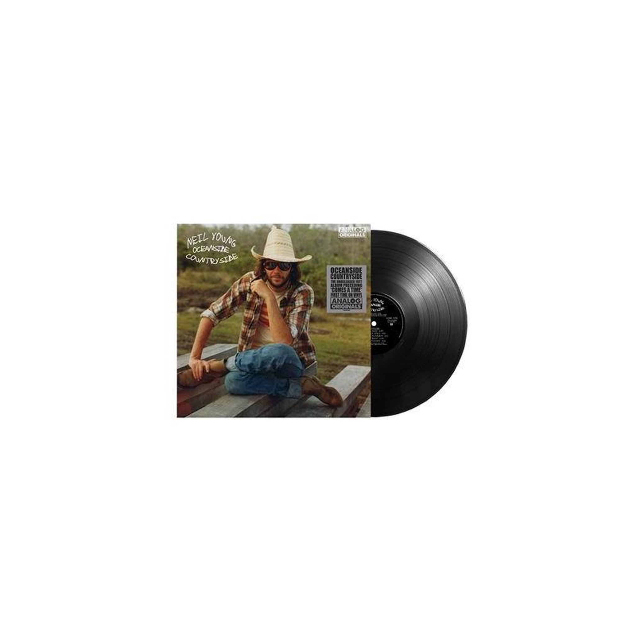 Neil young oceanside countryside vinyle lp 33t noir analog original series