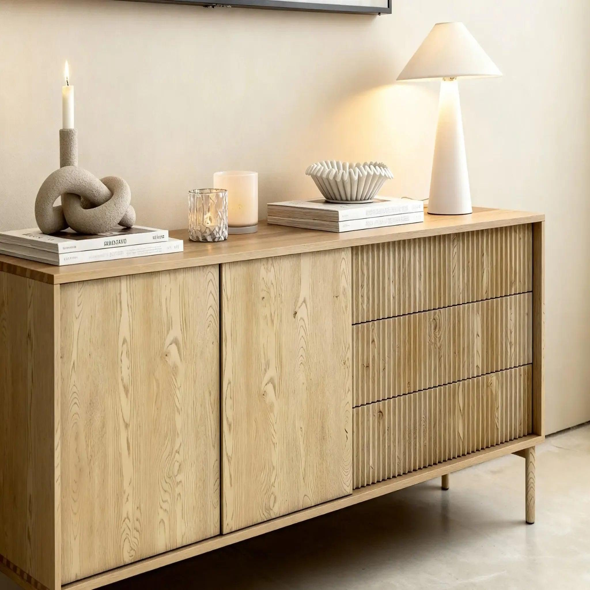 Voir la diapositive 6 : CASANOVA PARIS Lorella - buffet en chêne cremona 187cm