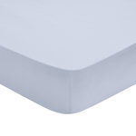 DODO Drap Housse Influence Percale Brise. Coloris disponibles : Bleu