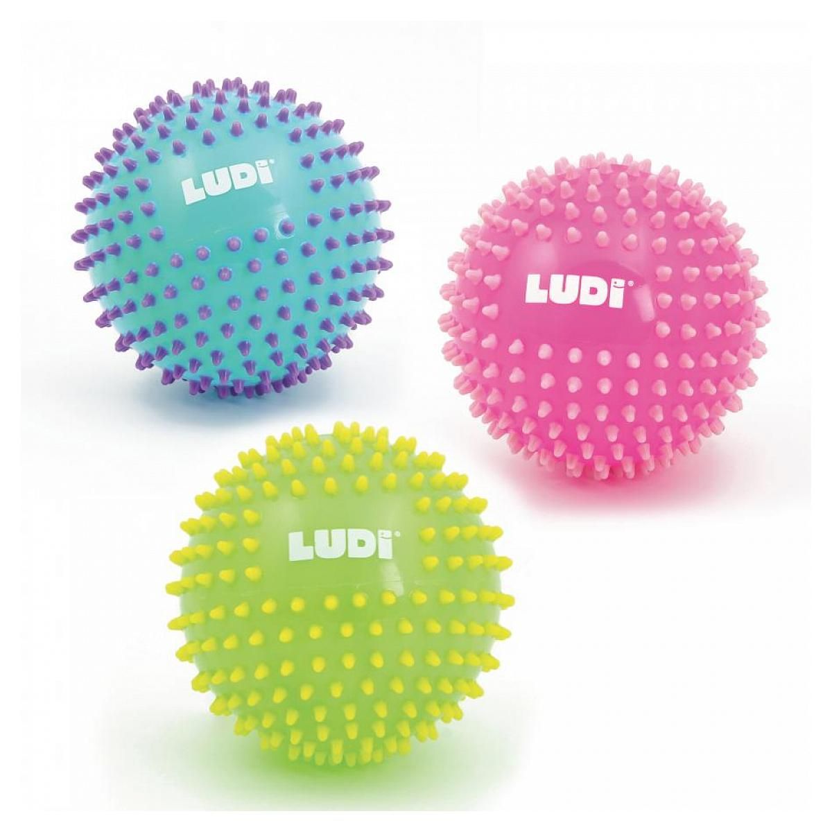 LUDI Balle de massage bicolore asst