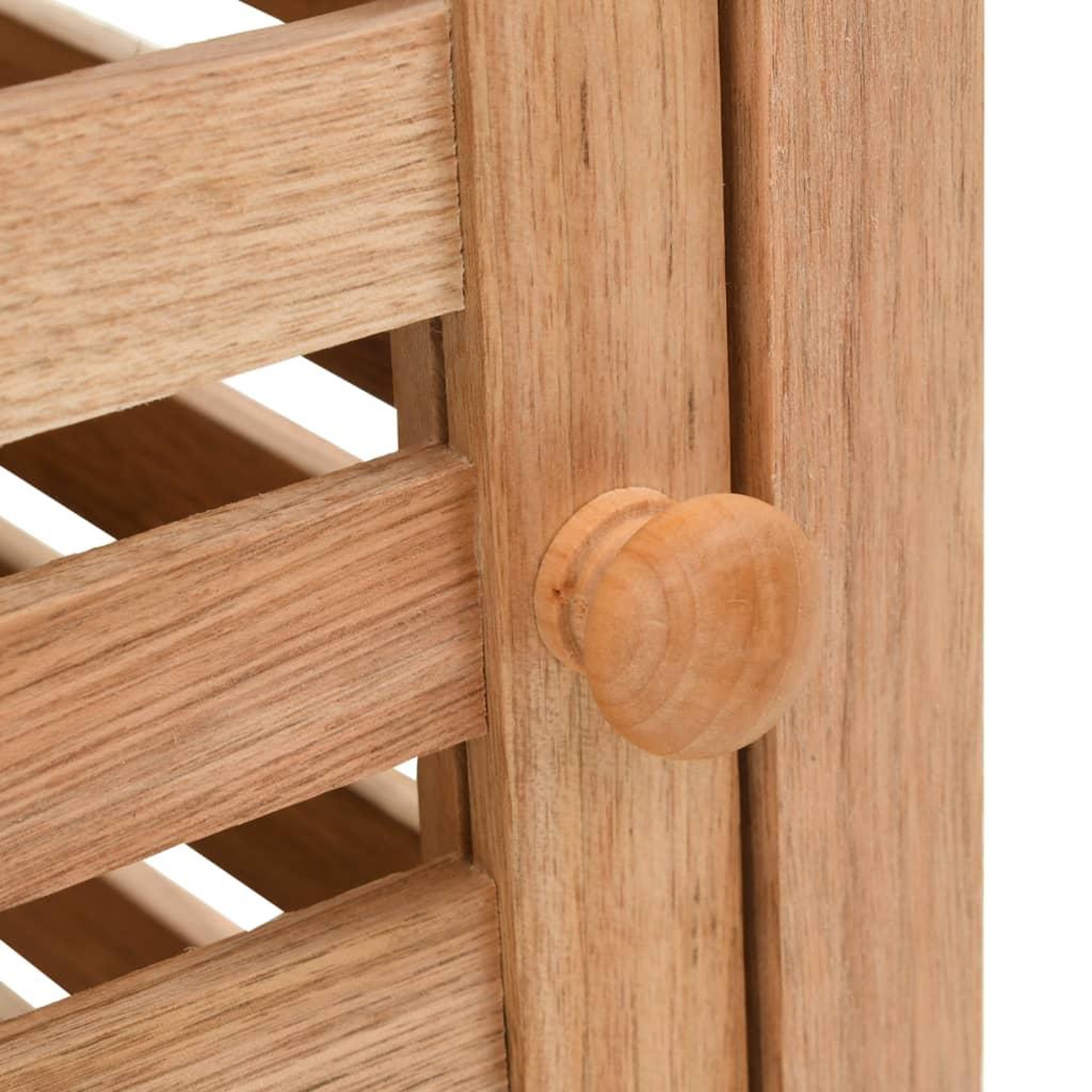 Voir la diapositive 5 : VIDAXL Armoire de salle de bain Bois de noyer 39,5x35,5x123 cm