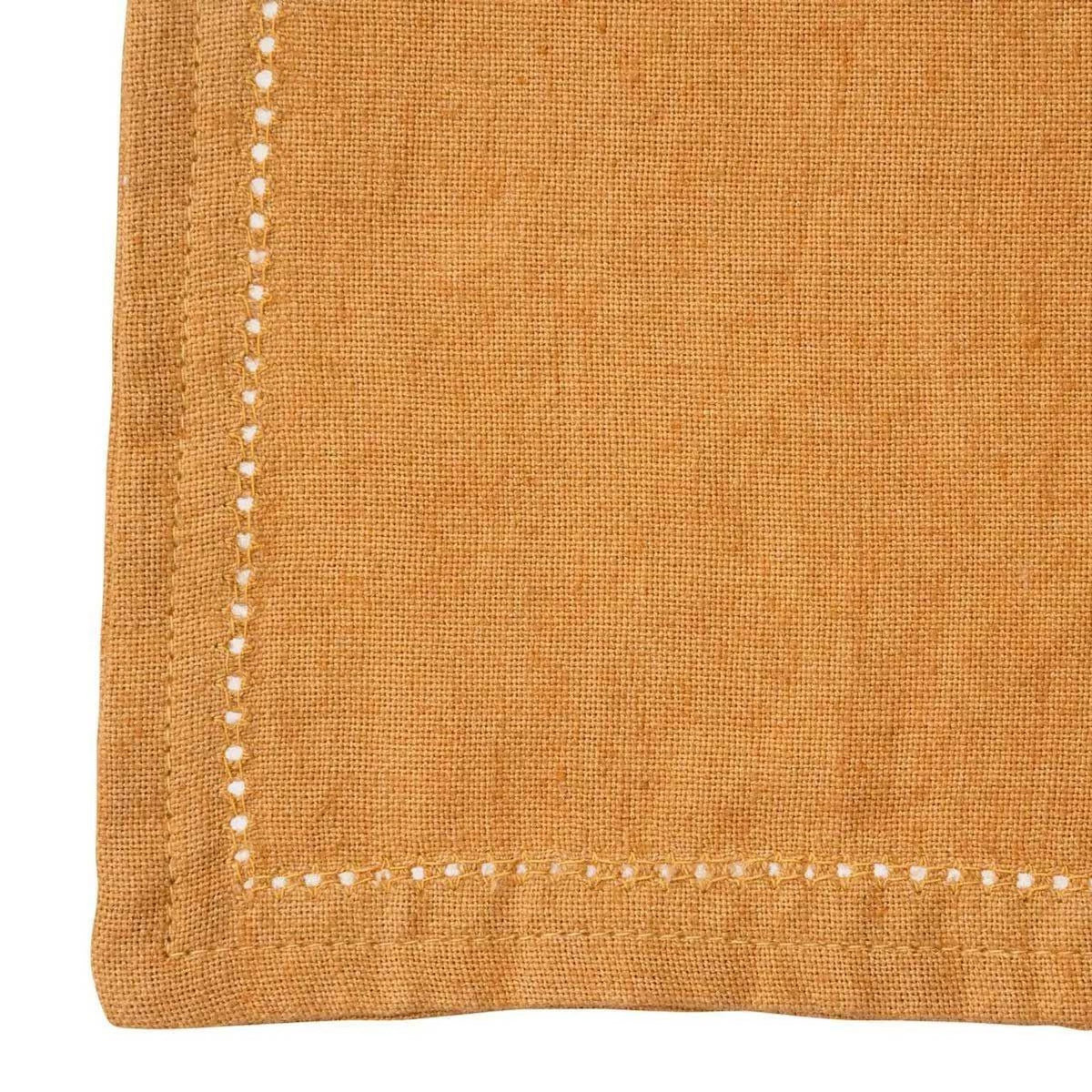 SECRET DE GOURMET Set de Table en Lin  Elina  30x45cm Jaune