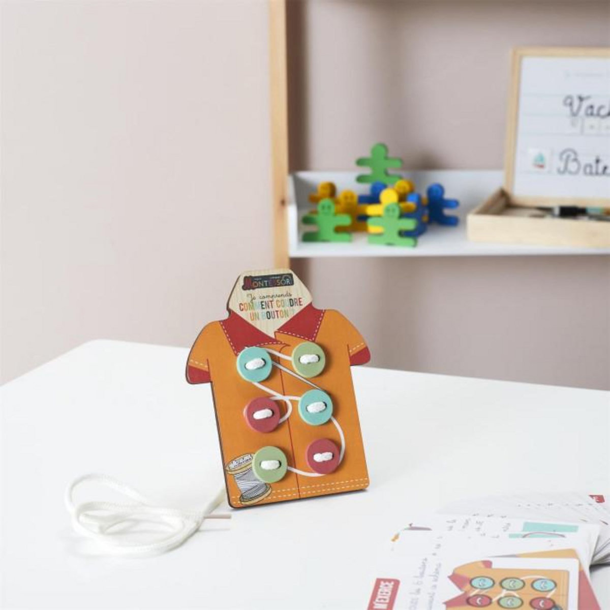 Paris Prix Jeu d'Adresse Boutons  Montessori  14cm Multicolore