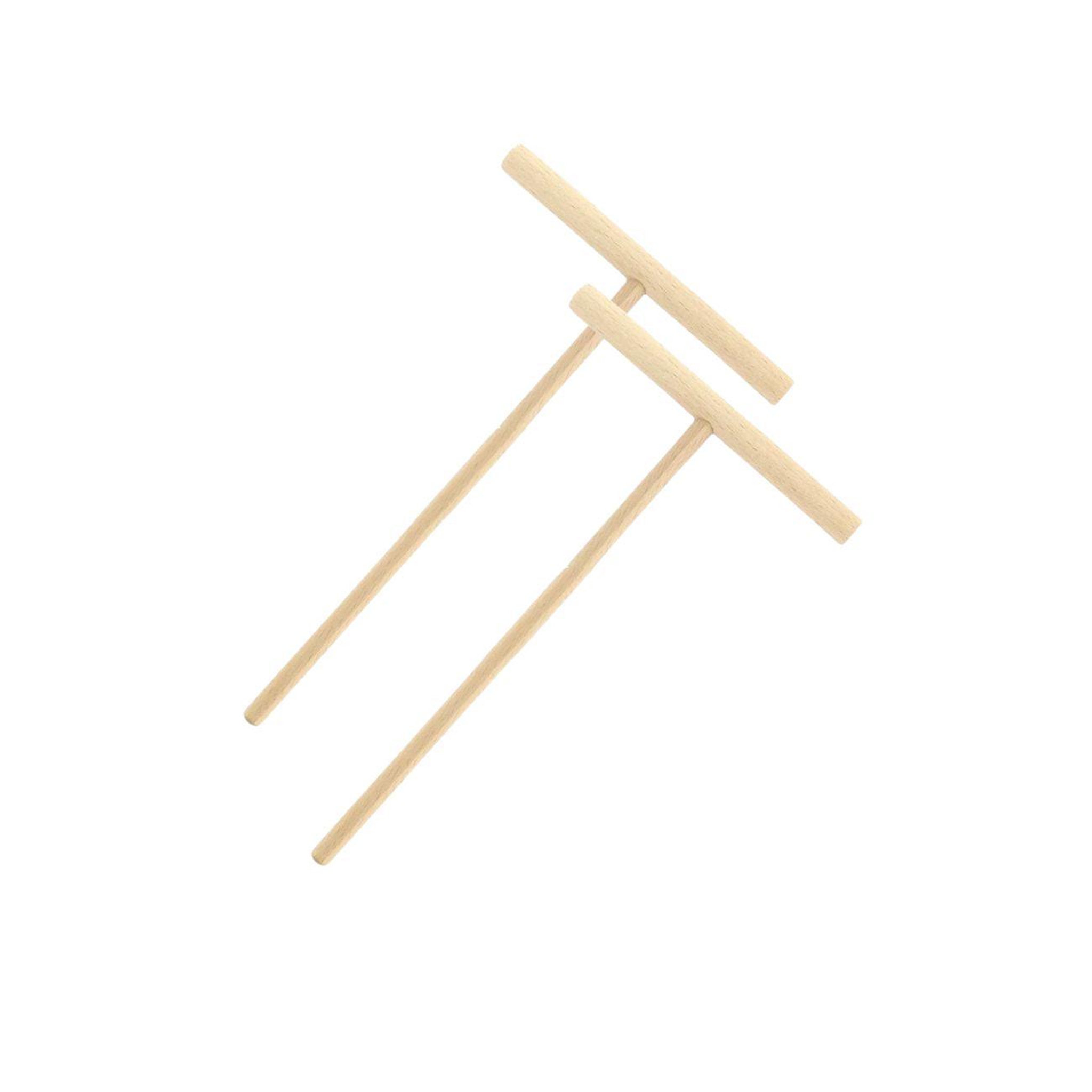Fackelmann Ensemble de 2 râteaux à crêpes 20 cm fackelmann wood edition
