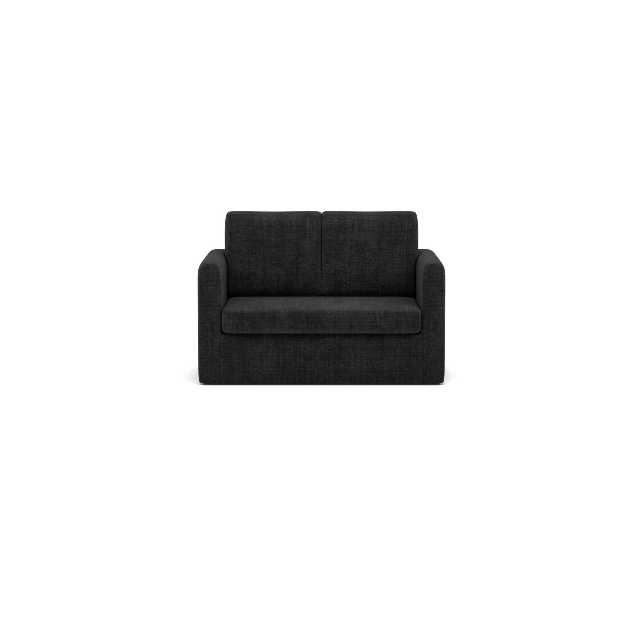 Voir la diapositive 1 : BEST MOBILIER Marilia - canapé 2 places convertible déplimousse en velours texturé