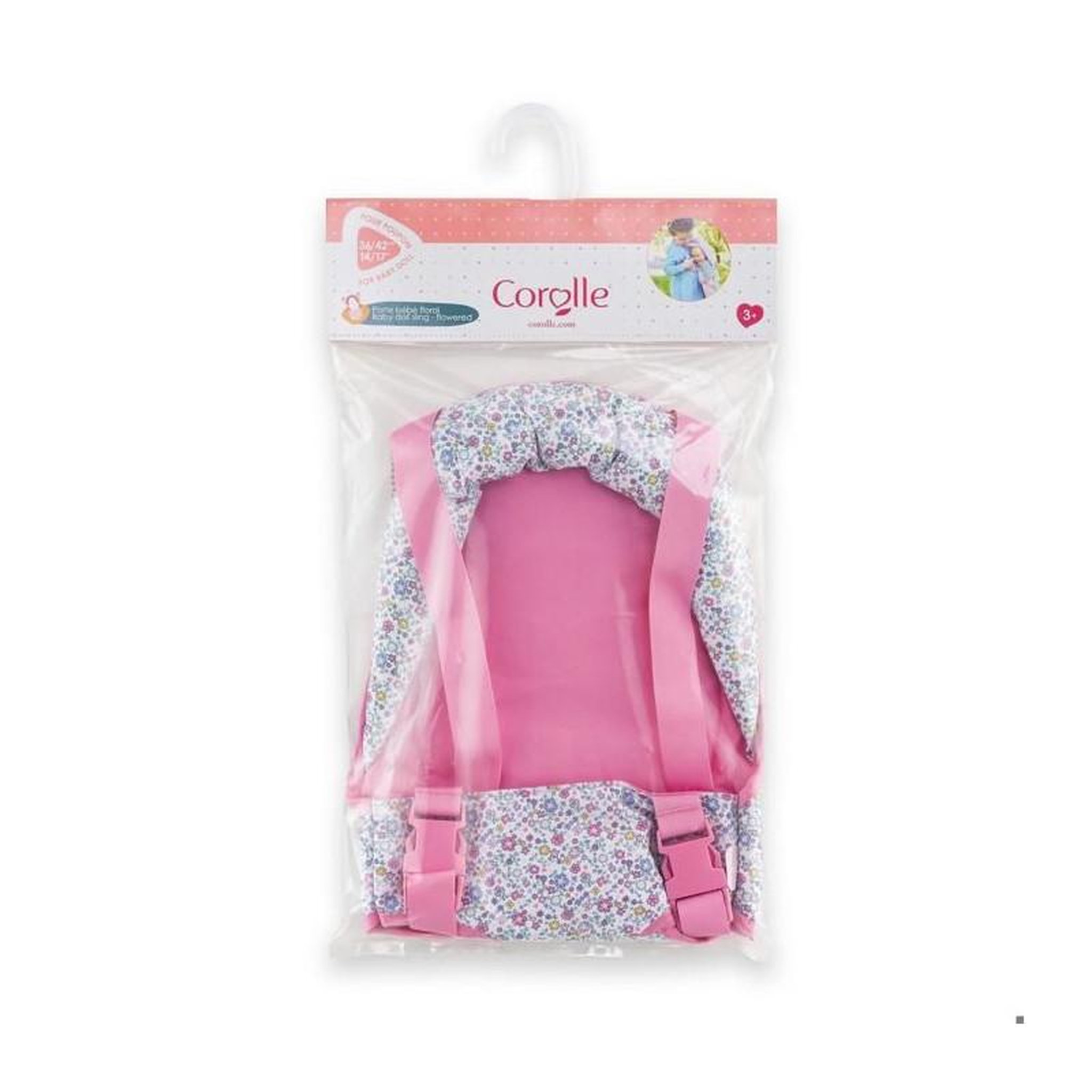 Voir la diapositive 5 : Corolle Porte-bébé Floral pour poupon 36 et 42 cm