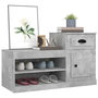 Voir la diapositive 4 : VIDAXL Armoire a chaussures gris beton 100x42x60 cm bois d'ingenierie