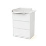 Voir la diapositive 1 : WEBABY Commode 3 tiroirs bois avec plan a langer 50 cm