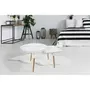 Paris Prix Table d'Appoint Design  Butler  77cm Blanc