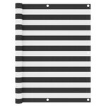 VIDAXL Ecran de balcon Anthracite et blanc 120x300 cm Tissu Oxford