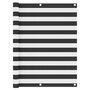 Voir la diapositive 1 : VIDAXL Ecran de balcon Anthracite et blanc 120x300 cm Tissu Oxford