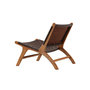 Voir la diapositive 6 : Paris Prix Fauteuil Design en Teck  Rike  80cm Marron