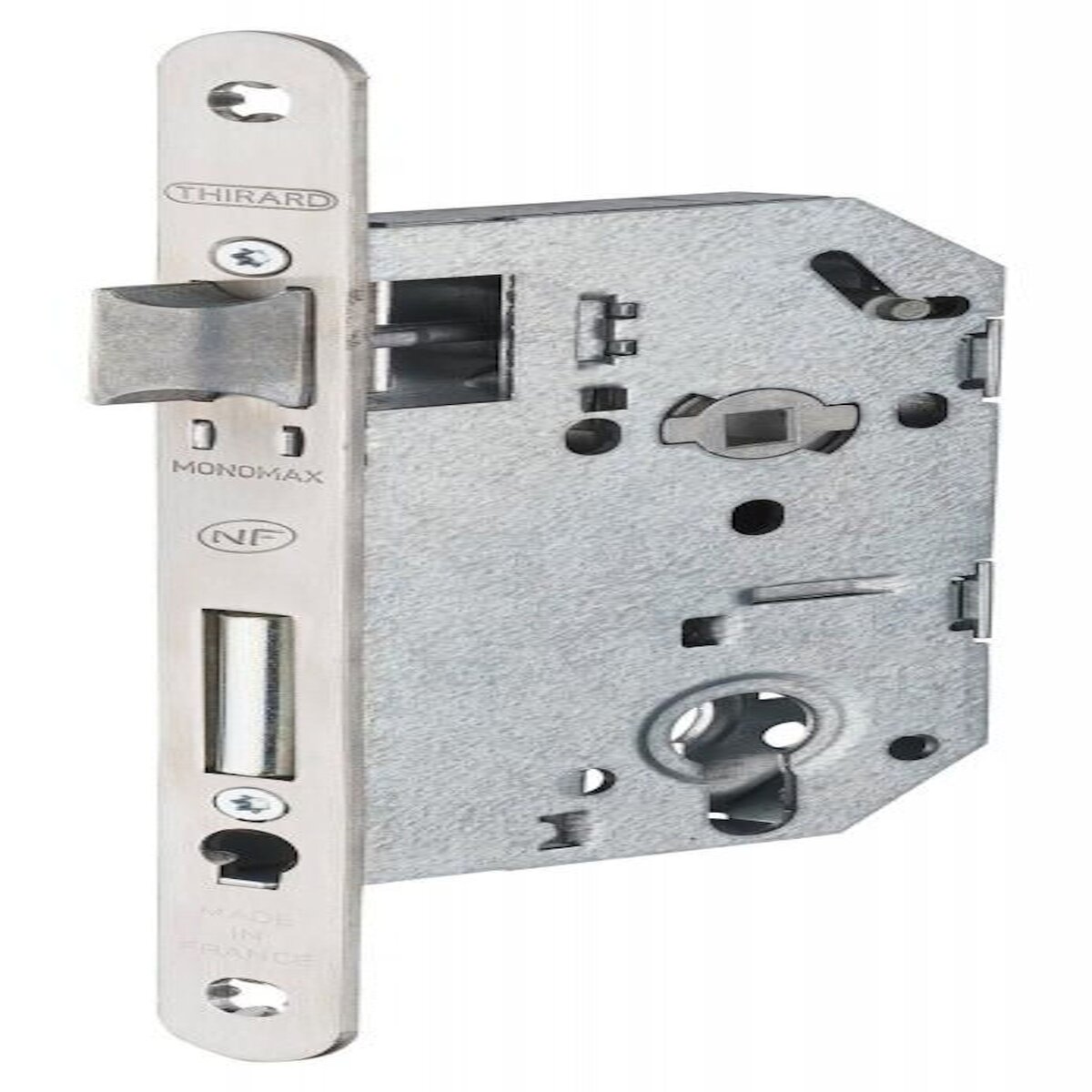 THIRARD Serrure encastrée THIRARD, à cylindre, axe 50 mm, gris/argent