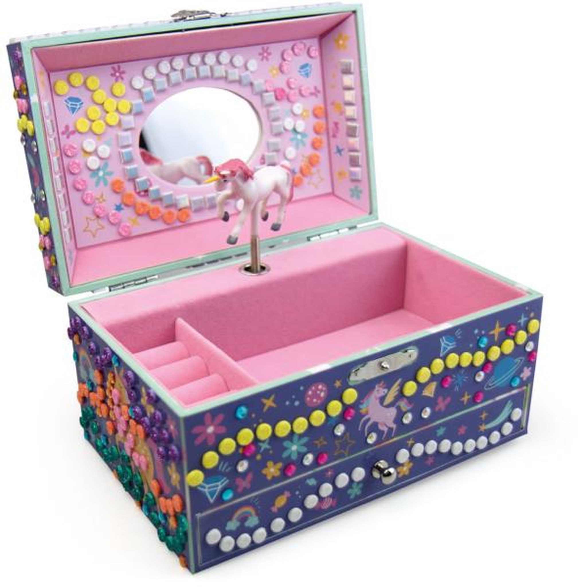 Voir la diapositive 3 : SYCOMORE 3D Mosaiques - SYCOMORE - Stick'N Fun - Boîte a musique Licorne - Des 5 ans