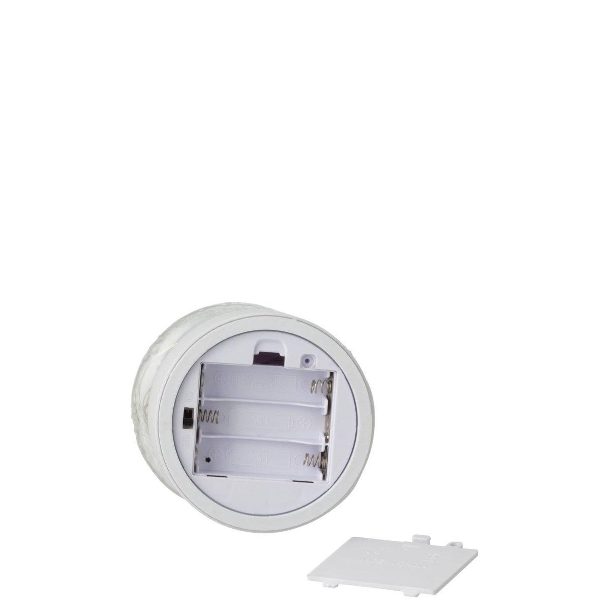 Voir la diapositive 5 : J-LINE Sapin tournant à led  lenard  38cm blanc