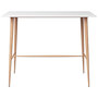 Voir la diapositive 2 : VIDAXL Table de bar Blanc 120x60x105 cm
