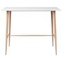 Voir la diapositive 2 : VIDAXL Table de bar Blanc 120x60x105 cm