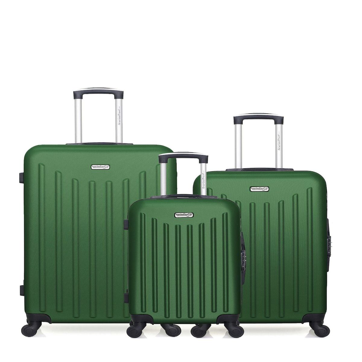 AMERICAN TRAVEL AMERICAN TRAVEL - LOT DE 3 - Valises grand format, weekend et cabine BROOKLYN