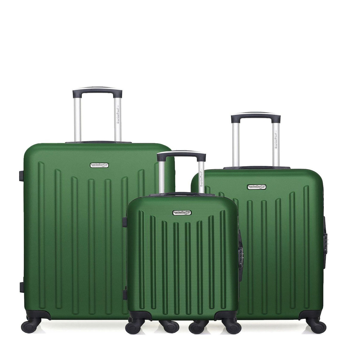 AMERICAN TRAVEL AMERICAN TRAVEL - LOT DE 3 - Valises grand format, weekend et cabine BROOKLYN