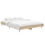 Voir la diapositive 3 : VIDAXL Cadre de lit sans matelas chene sonoma 140x190 cm