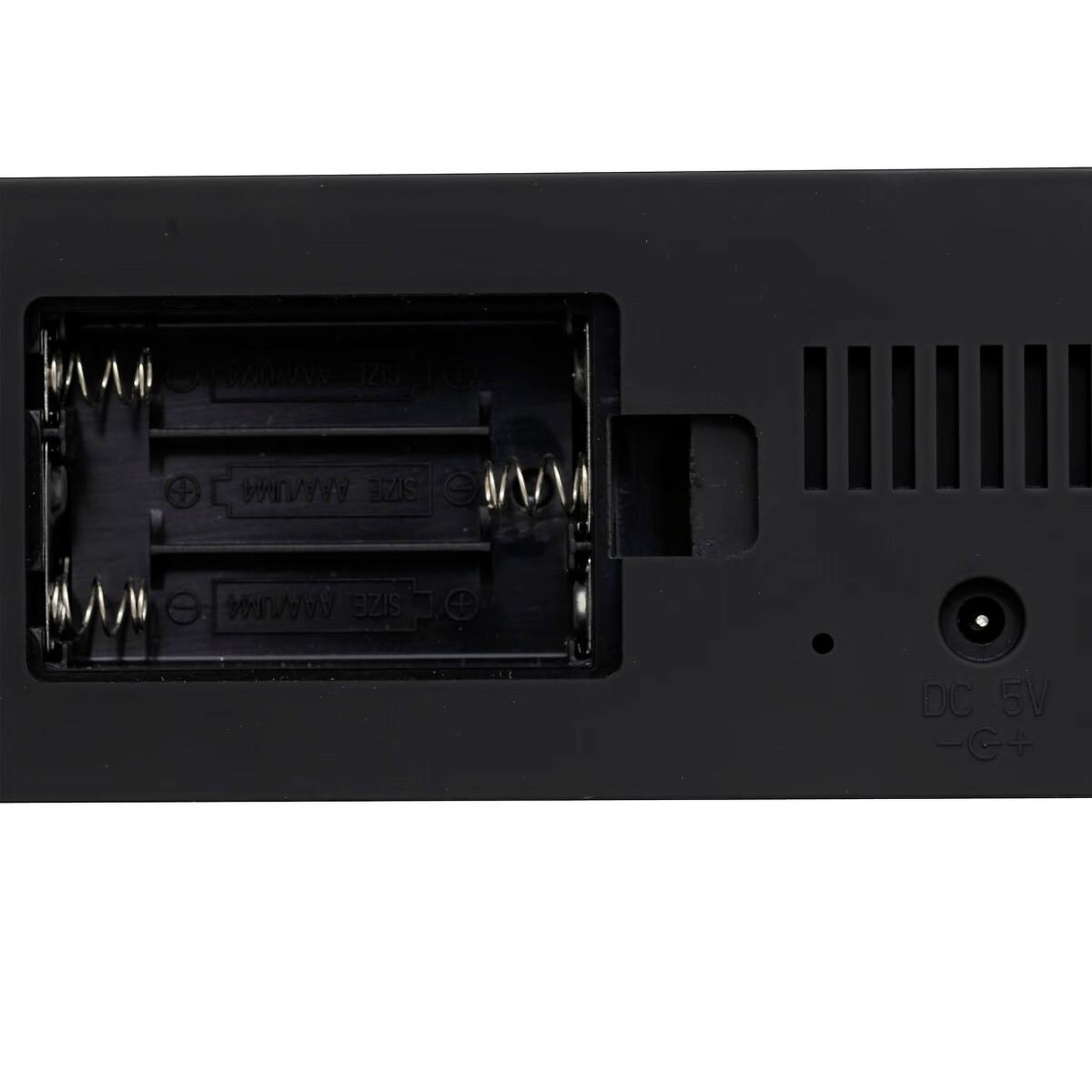 Voir la diapositive 2 : ATMOSPHERA Réveil digital  nelson  14cm noir