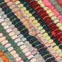 VIDAXL Tapis Chindi Coton tisse a la main 200 x 290 cm Multicolore