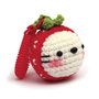 Voir la diapositive 2 : Graine créative Easygurumi - Fraise porte cles