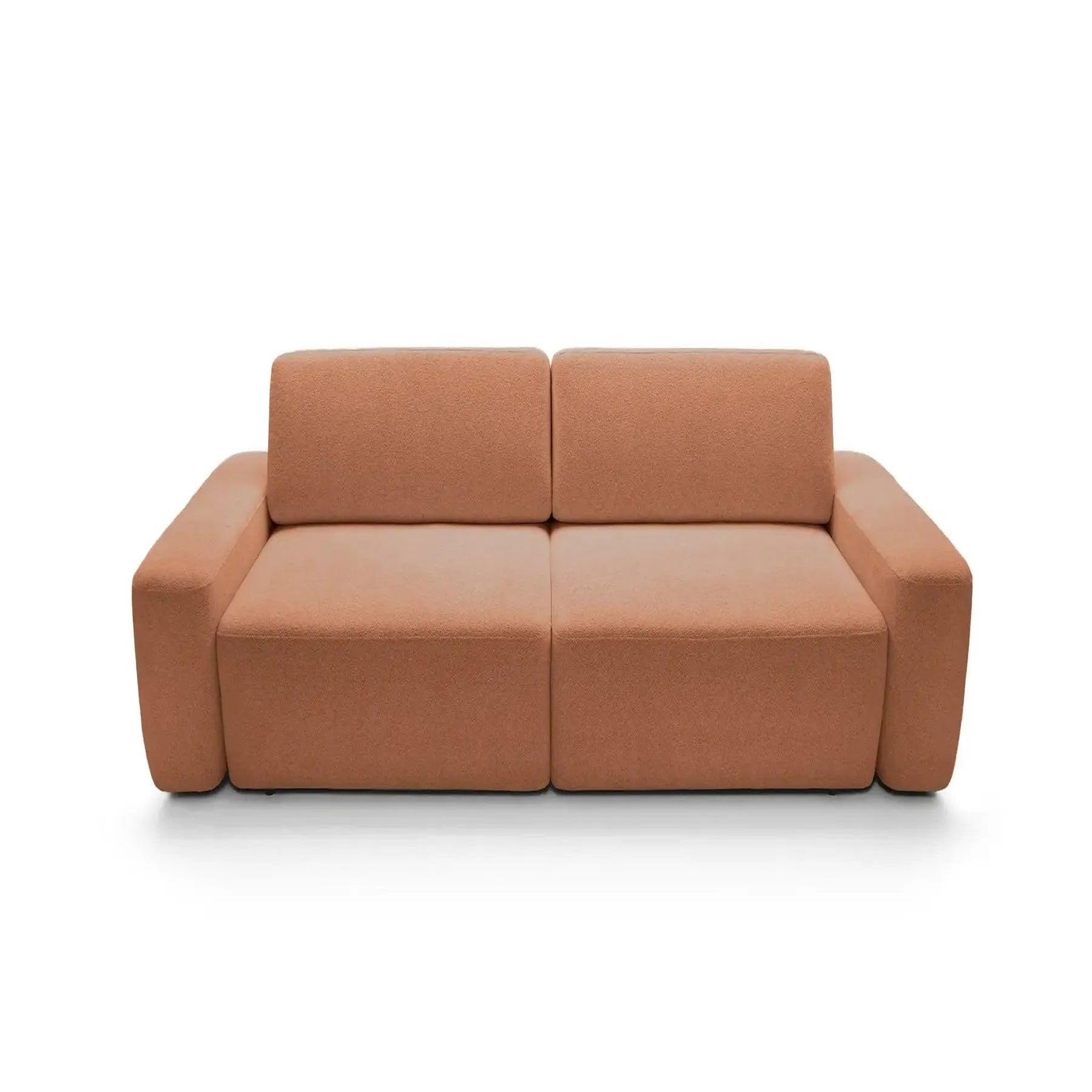 Voir la diapositive 1 : CASANOVA PARIS Ivy - canapé droit convertible coffre tissu chiné