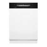 BOSCH Lave-vaisselle 60cm 14 couverts 42db intégrable avec bandeau noir - SMI4HCB07E