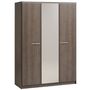 Voir la diapositive 1 : Armoire de chambre adulte 3 portes 1 miroir central L139cm ARIZONA