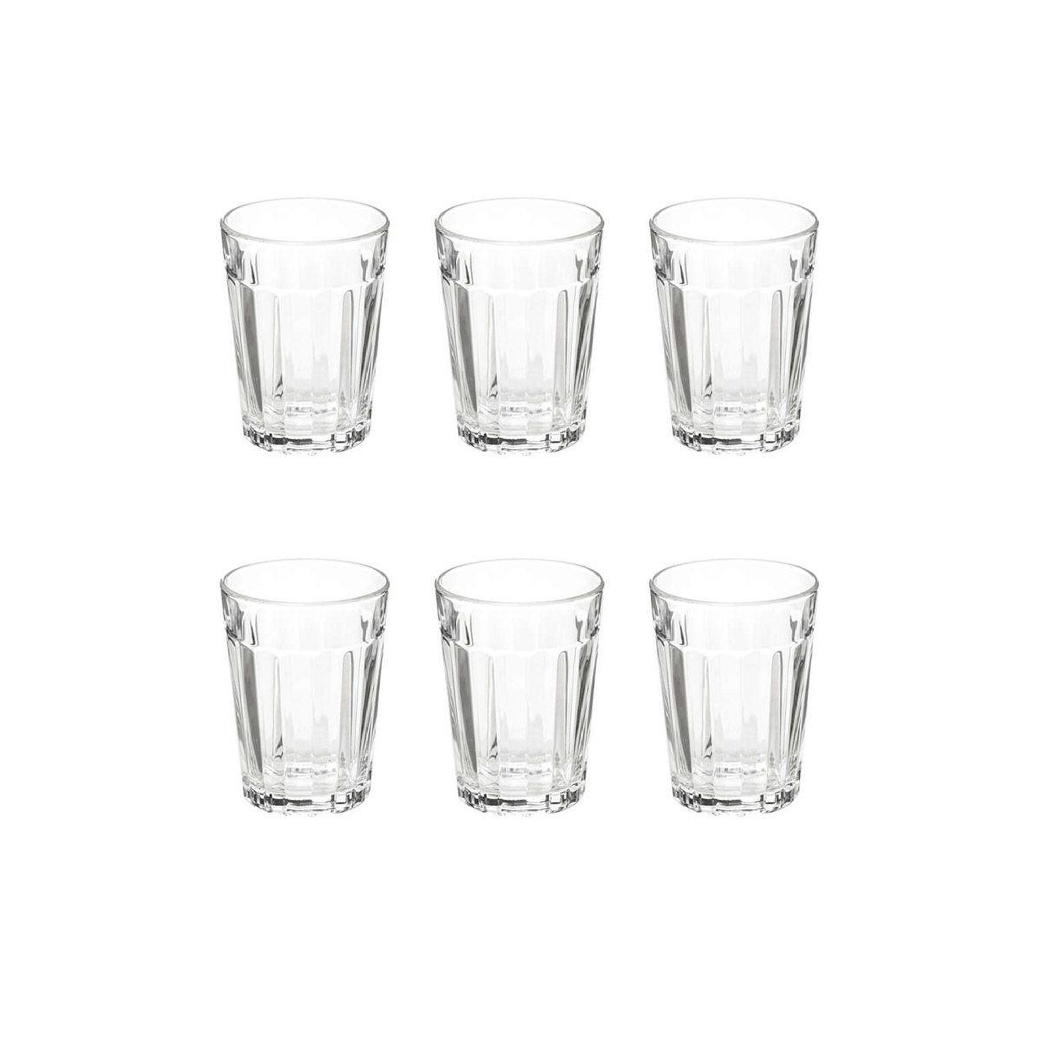 SECRET DE GOURMET Lot de 6 verres à eau  loft  25cl transparent