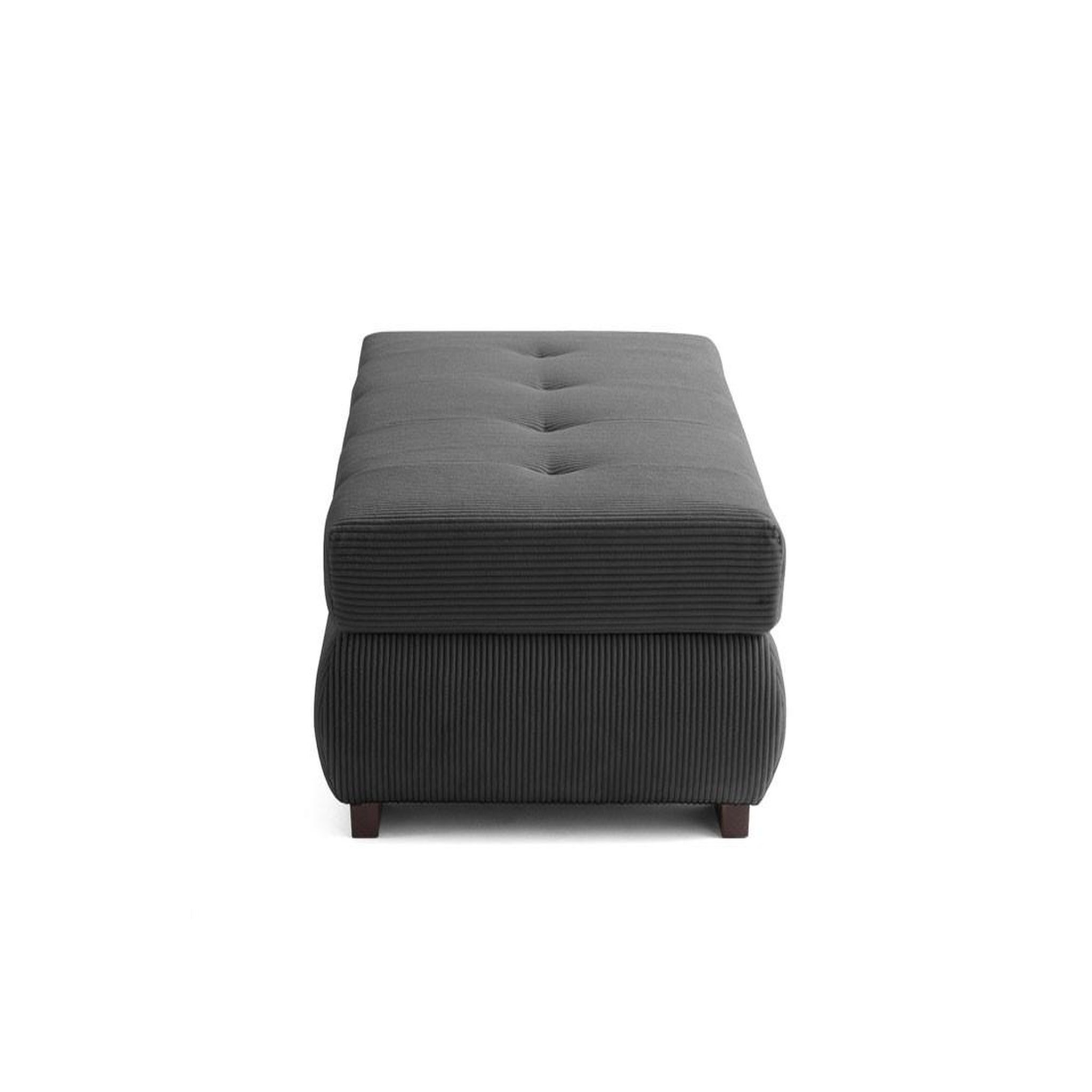 Voir la diapositive 5 : LISA DESIGN Vermont - pouf d'appoint - en velours côtelé