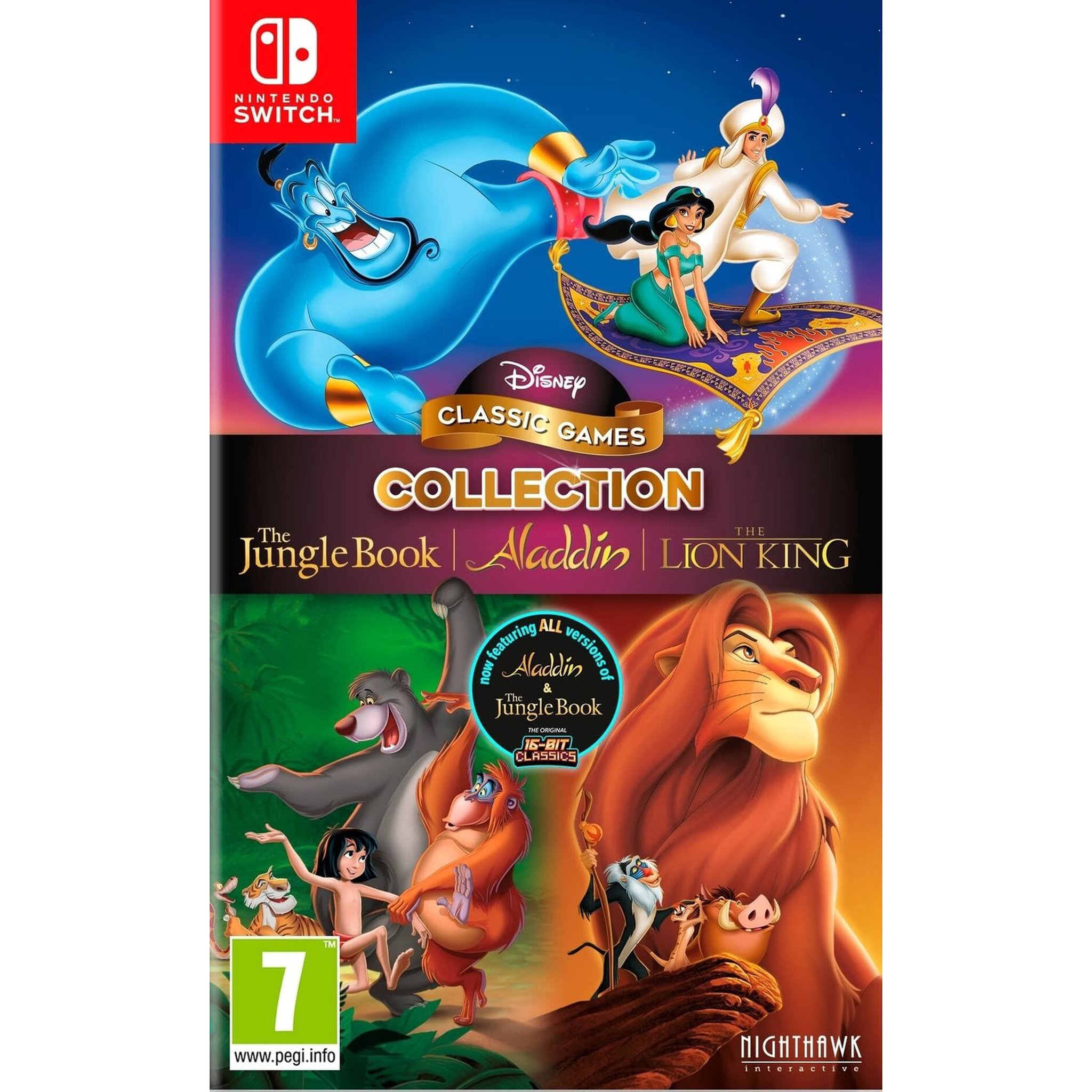 Voir la diapositive 1 : Disney Classic Games Collection : Aladdin, Le Roi Lion et Le Livre de la Jungle Nintendo Switch