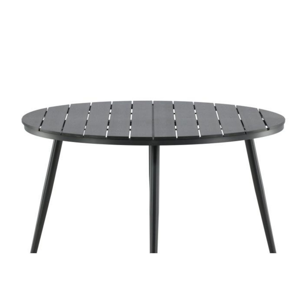 Paris Prix Table de Jardin Ronde  Break  120cm Noir