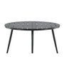 Voir la diapositive 4 : Paris Prix Table de Jardin Ronde  Break  120cm Noir