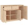 Voir la diapositive 5 : VIDAXL Buffet 110x34x75 cm bois massif de pin