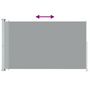 Voir la diapositive 3 : VIDAXL Auvent lateral retractable de patio 180x300 cm Gris