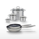 ELO Lot Poêles 24/28 cm et Faitouts 12/16/20/26 cm Elo Profi Therm Platinum