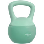 HOMCOM Kettlebell 8kg - haltère avec poignée antidérapante pour fitness musculation cardio, vert