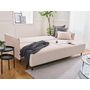 Voir la diapositive 2 : LISA DESIGN Valentina - canapé 3 places convertible - avec coffre - en velours côtelé - style contemporain