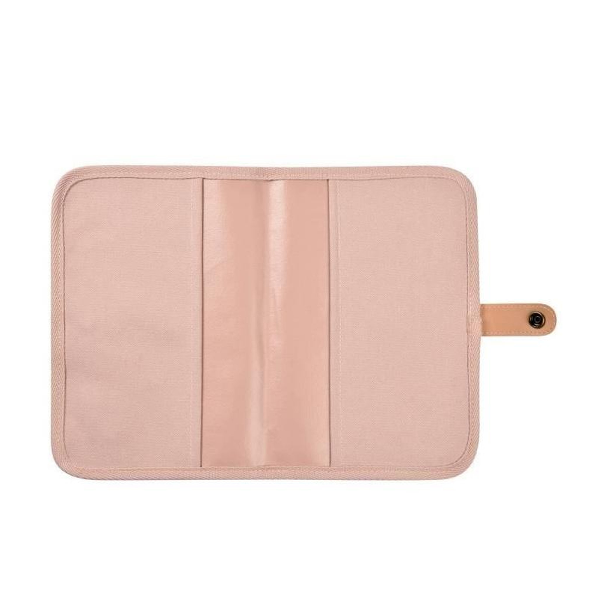 Voir la diapositive 3 : BEABA BEABA, Protege carnet de santé canvas rose poudré