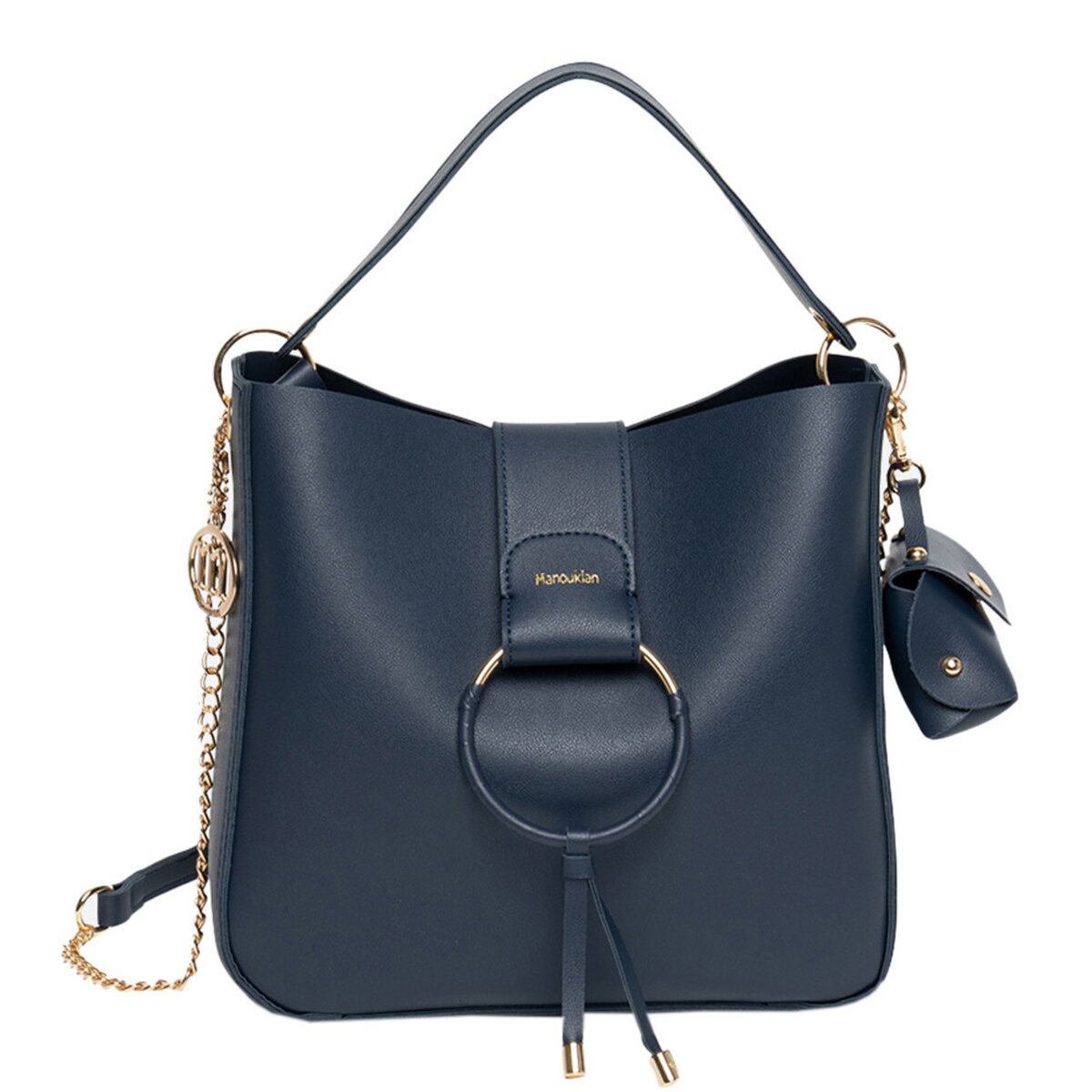 Sac a main outlet bleu marine femme