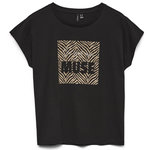 Vero Moda T Shirt  Femme Vero Moda Tina. Coloris disponibles : Noir